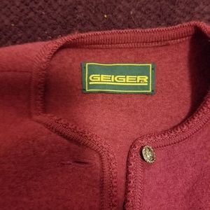 Geiger wool sweater from the 80's